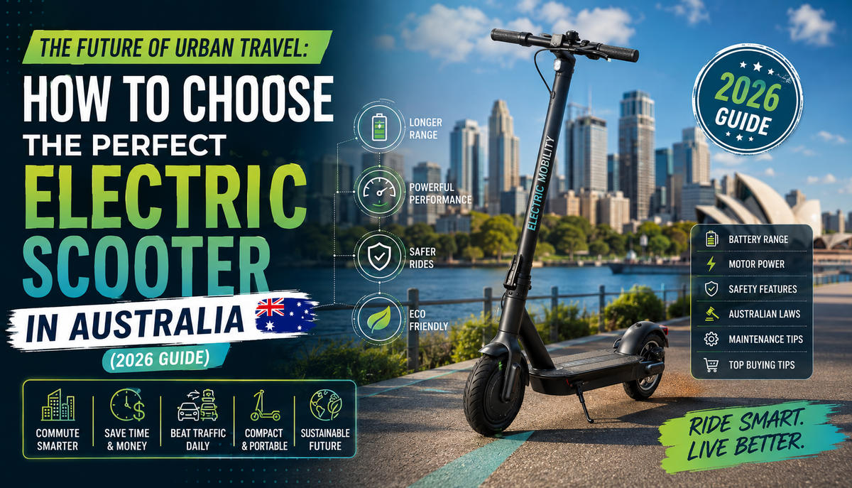 The Future of Urban Travel: How to Choose the Perfect Electric Scooter in Australia