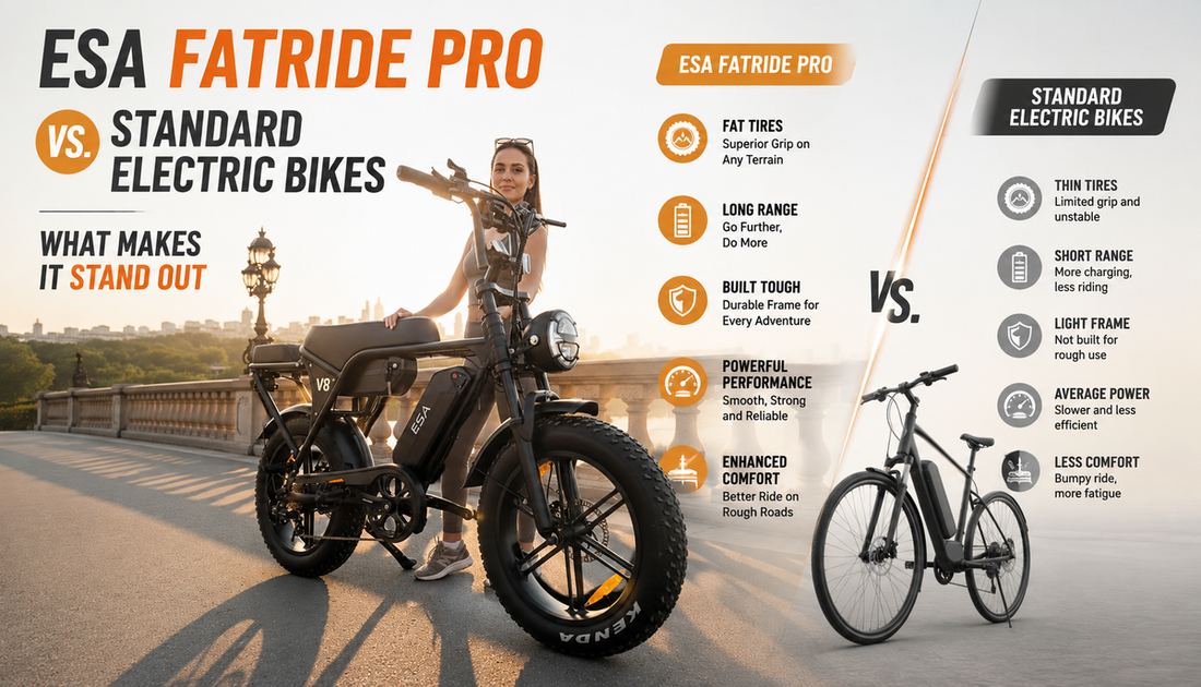 ESA FatRide Pro vs. Standard Electric Bikes: What Makes It Stand Out