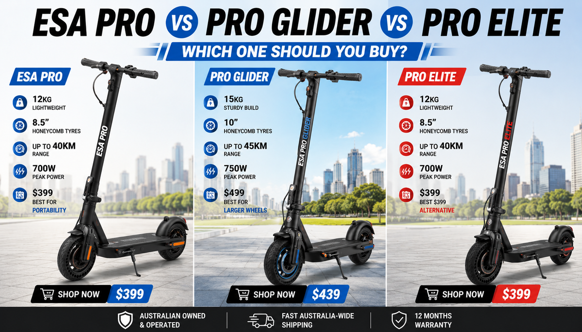 ESA Pro vs Volt X10 vs GTR: Which Electric Scooter Is Right for You?