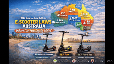 2026 State-by-State Guide to E-Scooter Laws in Australia: Where Can You Legally Ride?