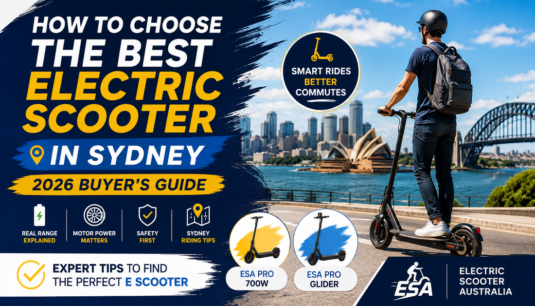 How to Choose the Best Electric Scooter in Sydney (2026 Buyer's Guide)
