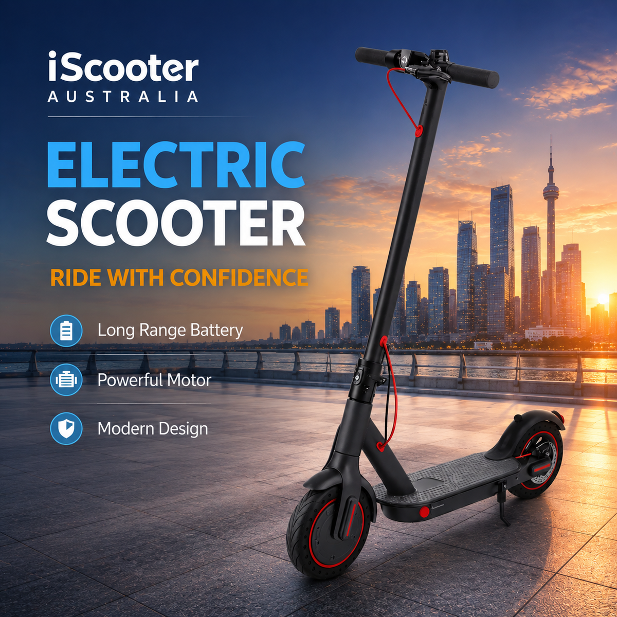 iScooter Australia 700W, 25km/hr – ESA Electric scooter