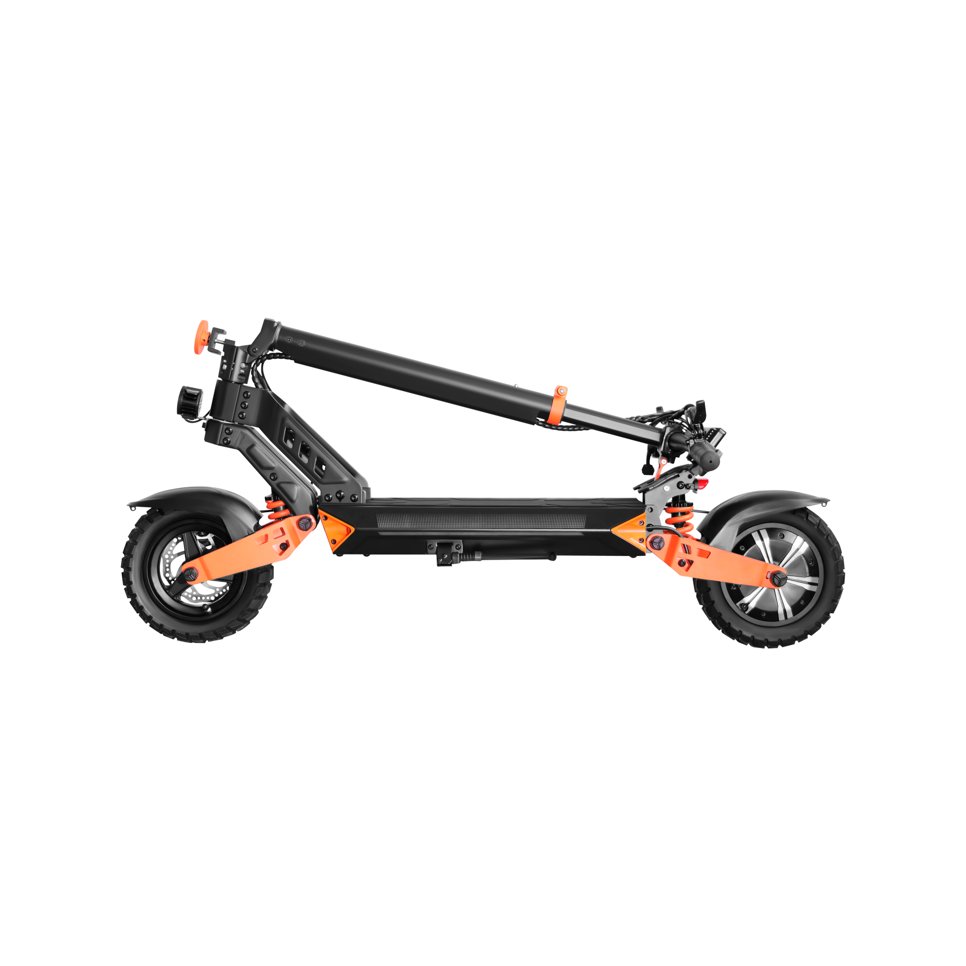 Off-road beast electric scooter with dual suspension

