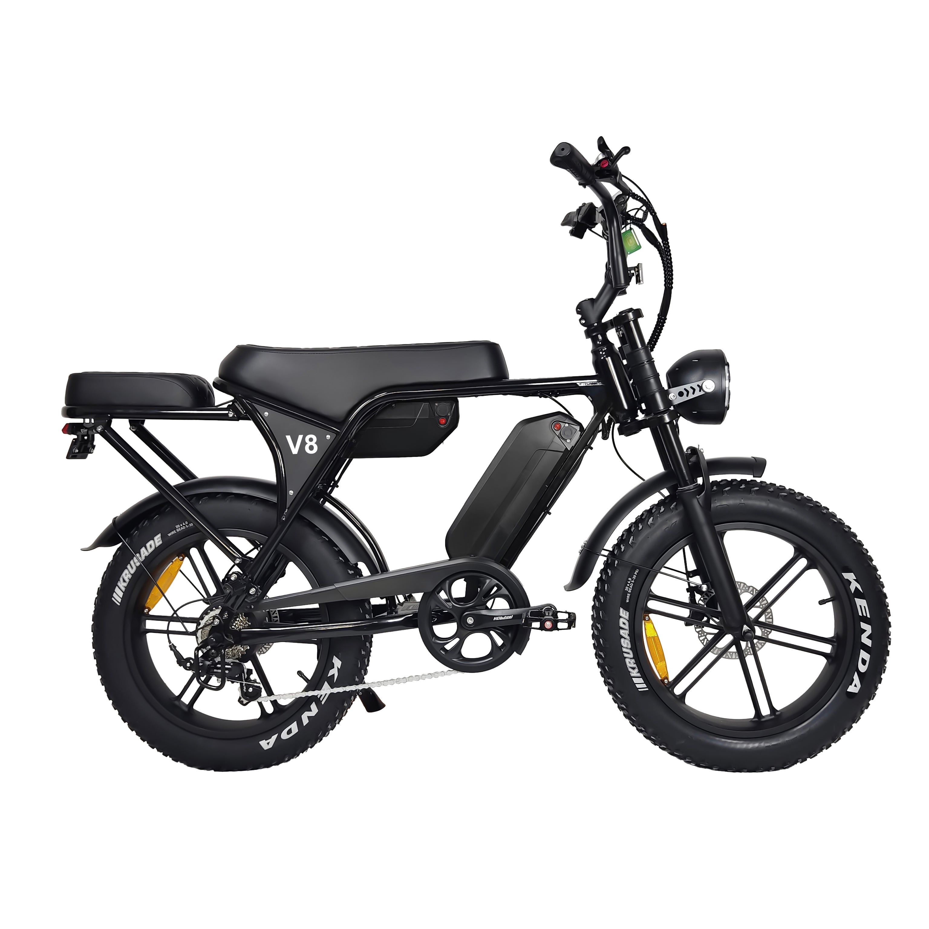 ESA FatRide Pro Electric Mountain Bike – 500W Motor, 48V 2x15Ah Battery, 20-Inch Fat Tyres