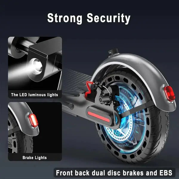fast electric scooter for easy transport

