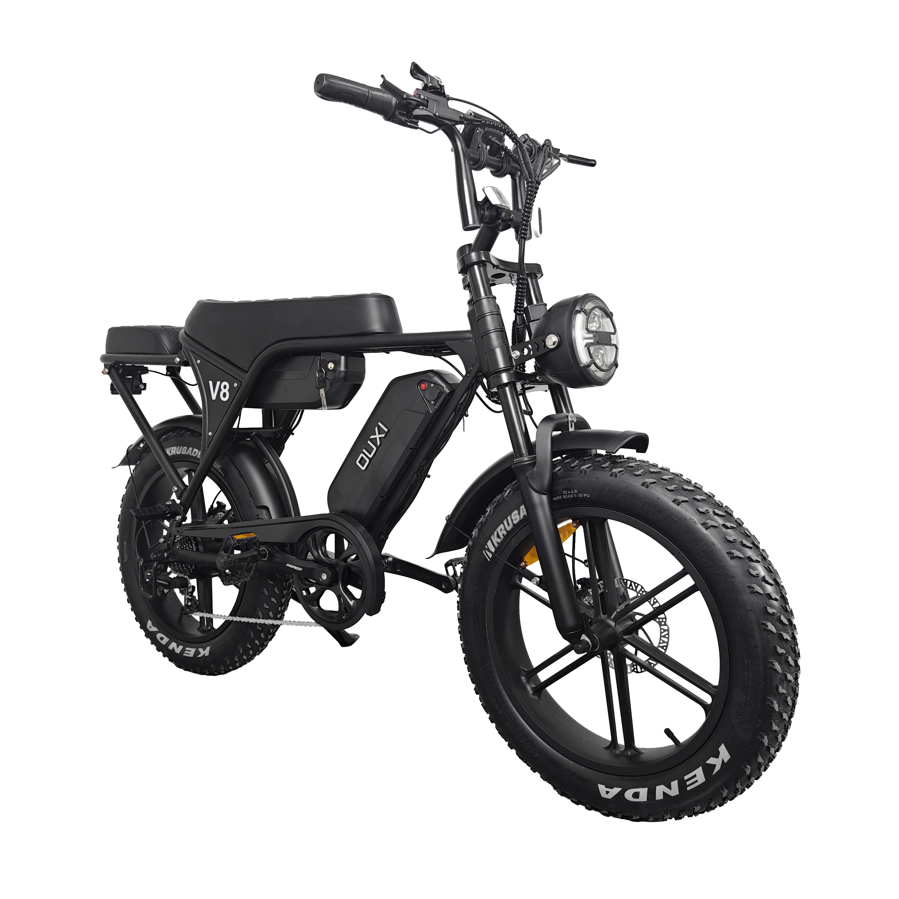 ESA FatRide Pro Electric Mountain Bike – 500W Motor, 48V 2x15Ah Battery, 20-Inch Fat Tyres