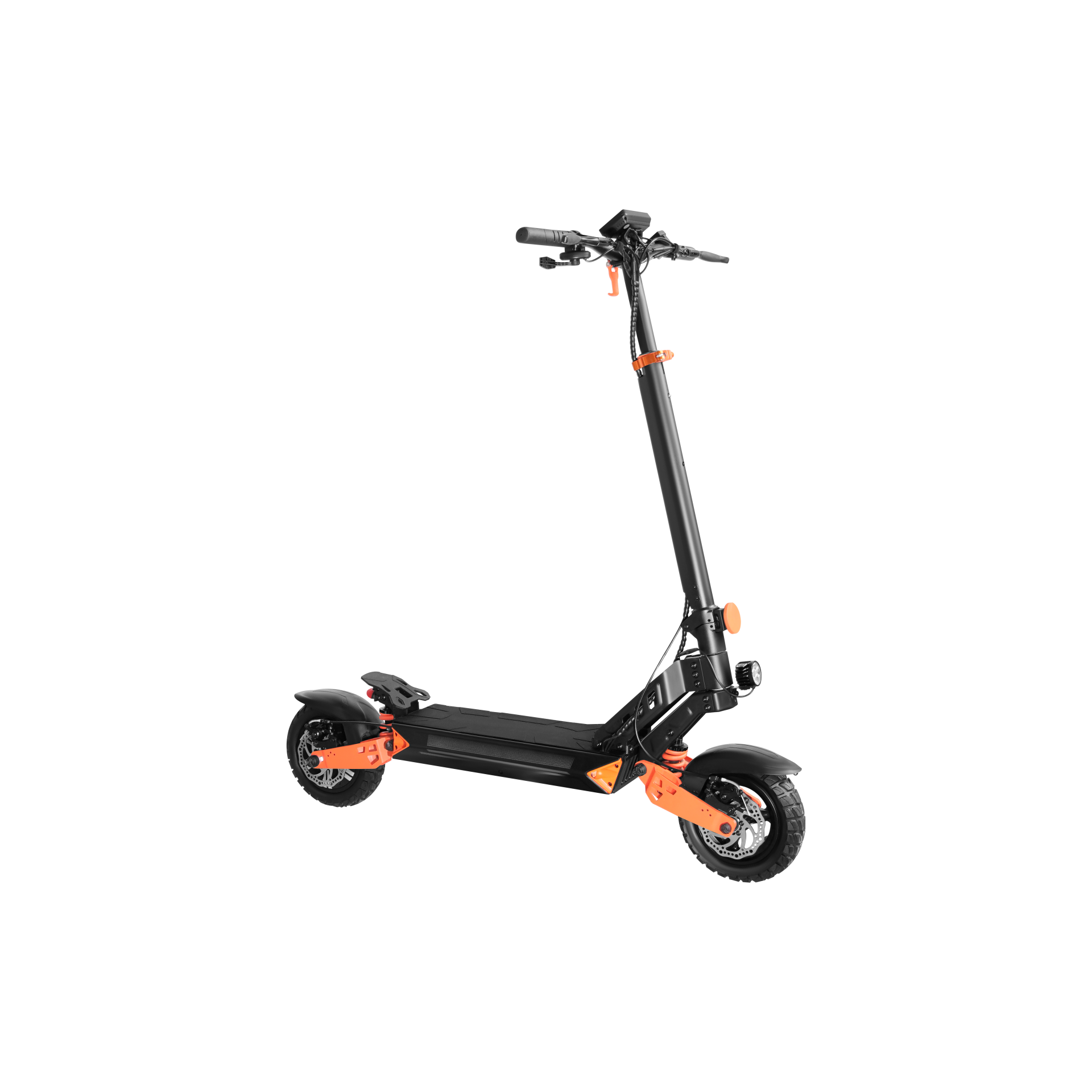 Heavy-duty dual suspension e-scooter

