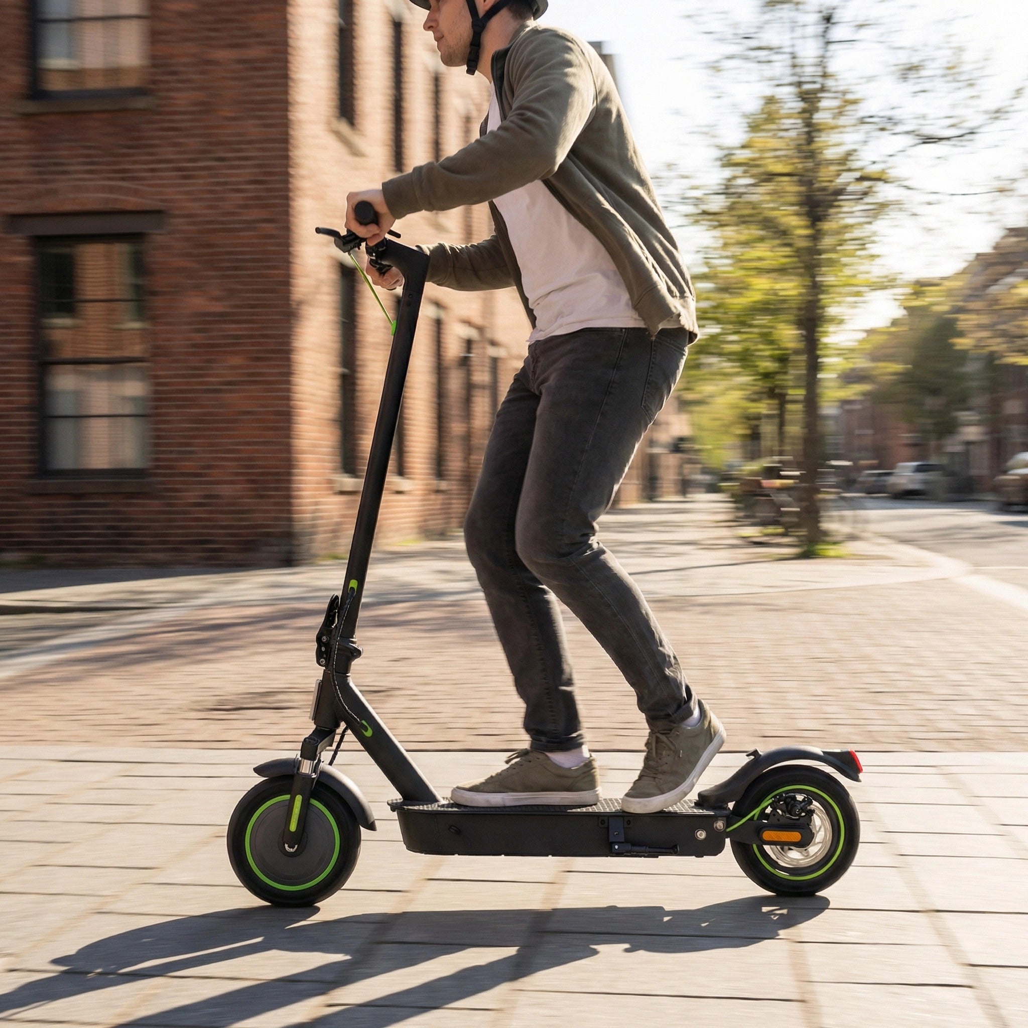 ESA Volt X10 1000W Peak Power Electric Scooter – 50km Range, 10” Solid Tyres, Suspension