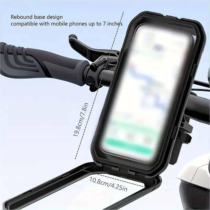 Adjustable phone mount for electric scooters

