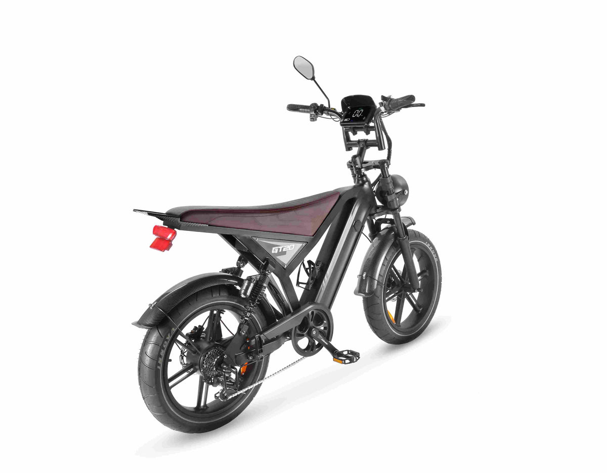 black electric bike