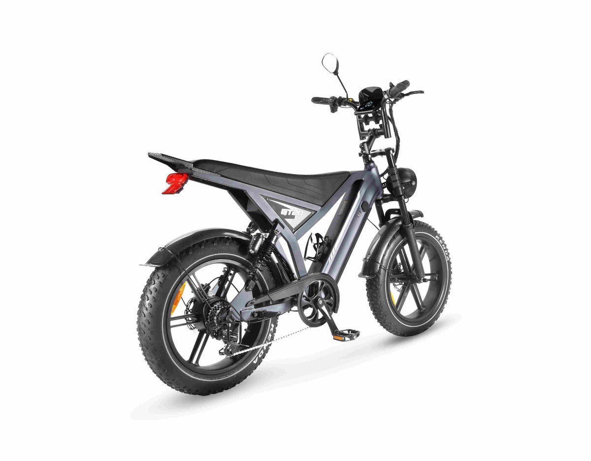Gray electric bike
