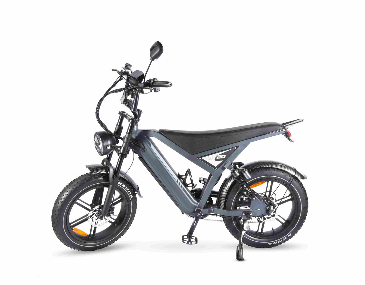 Gray e bike