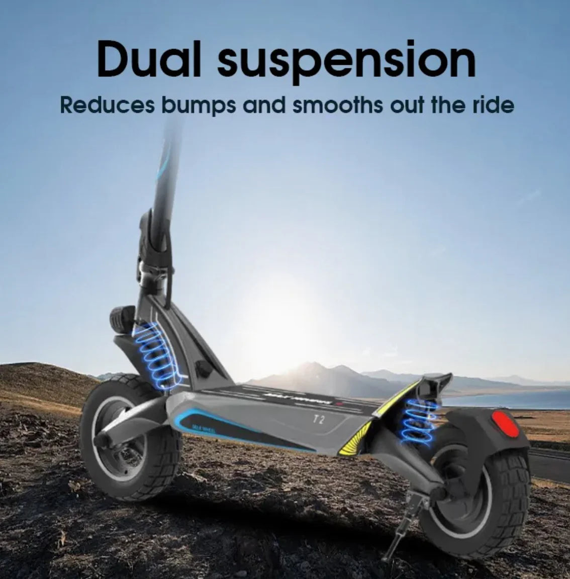 Dual Suspension electric scooter for adults GTR

