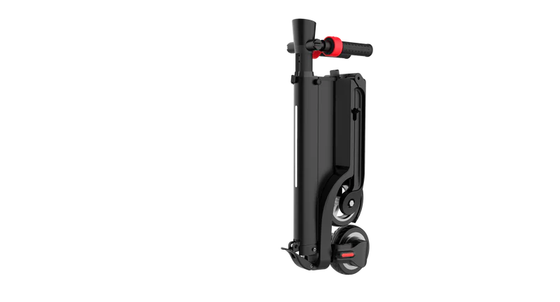 Portable e-scooter with 30km range and foldable design


