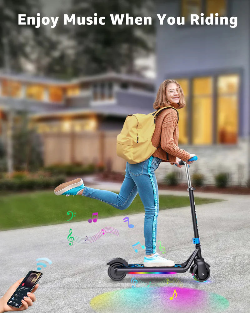 Gyroor ESA Kids Electric Scooter with Bluetooth Music & LED Lights (PRE-Order Only)
