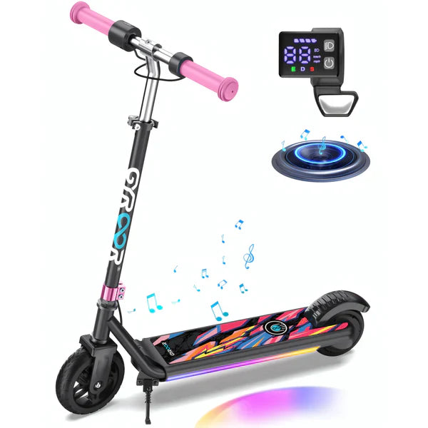 Gyroor ESA Kids Electric Scooter with Bluetooth Music & LED Lights (PRE-Order Only)