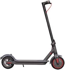 Sleek black ESA Pro Electric Scooter with LED lights

