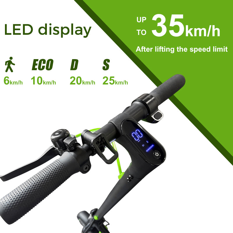 ESA Volt X10 1000W Peak Power Electric Scooter – 50km Range, 10” Solid Tyres, Suspension